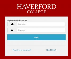 Haverford Login Enter your Username and Password